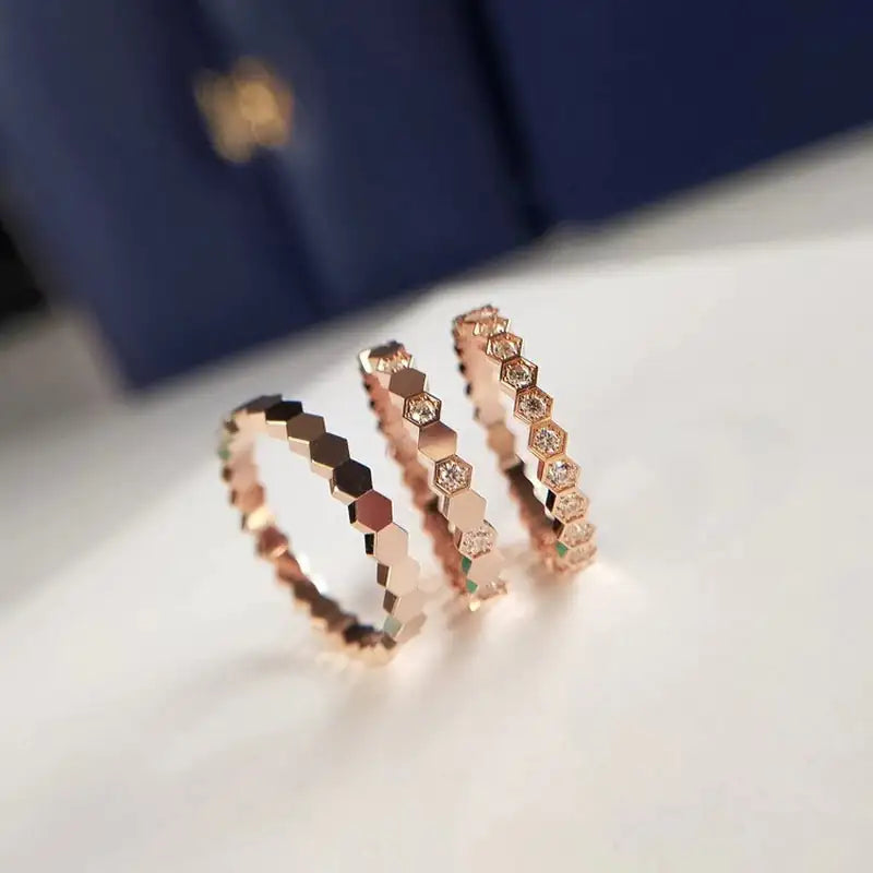 Honeycomb Stacking Rings (3Pc Set)