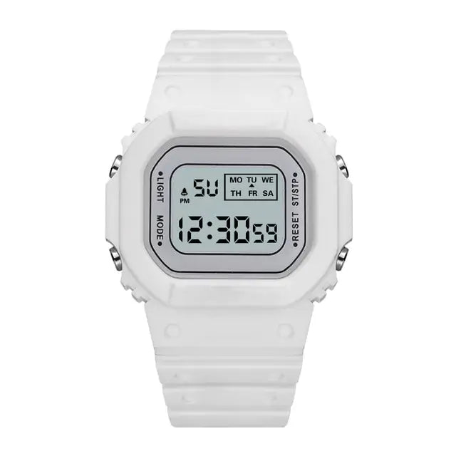 Square LED Digital Watch