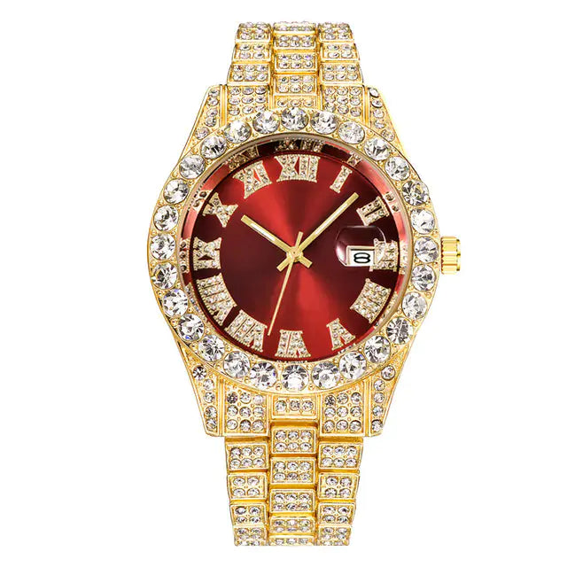 Diamond Roman Wrist Watch