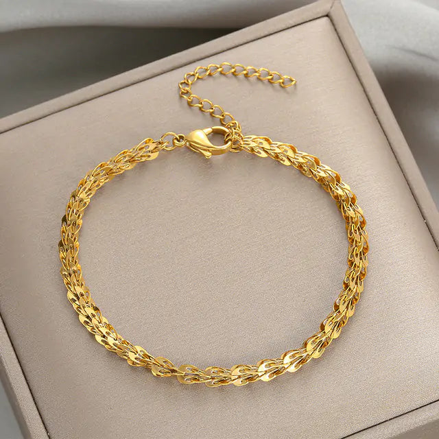 Gold Bangle Bracelet