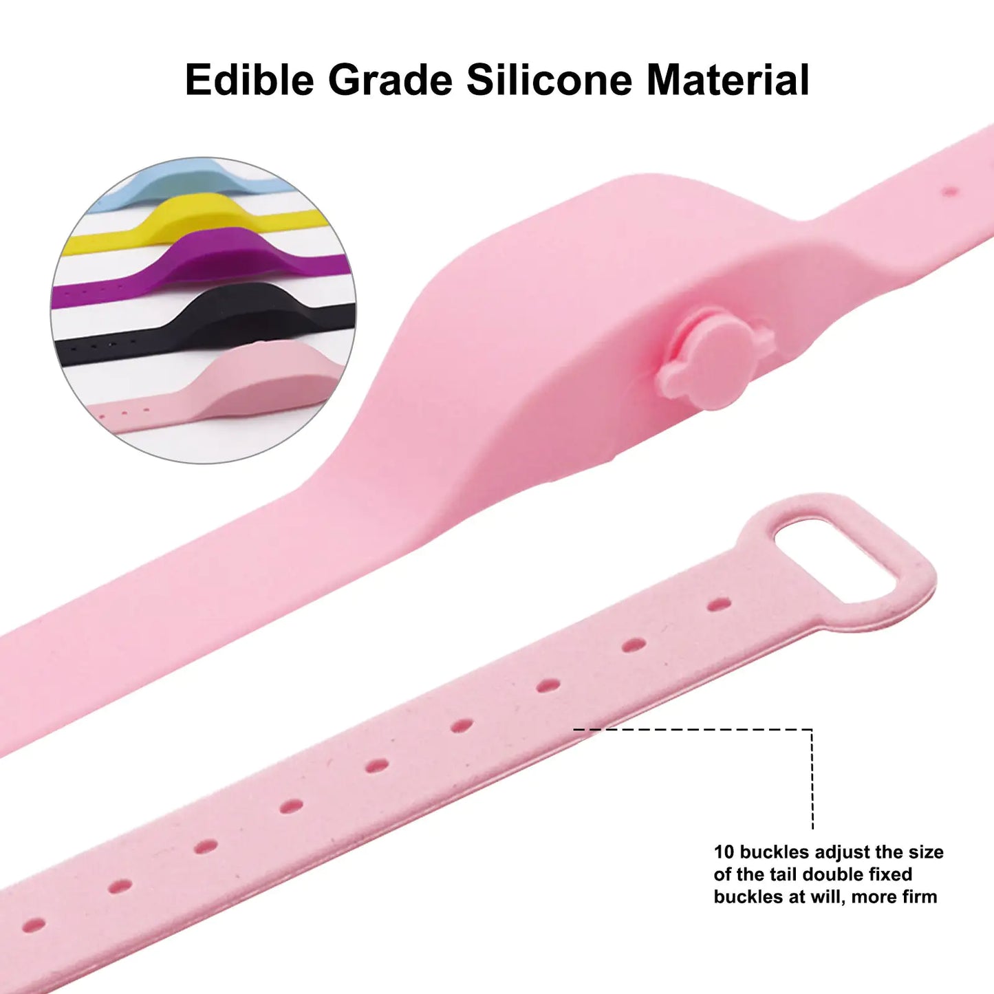 Silicone Hand Sanitizing Bracelet