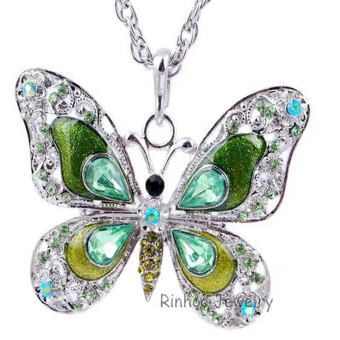 Colorful Butterfly Necklace